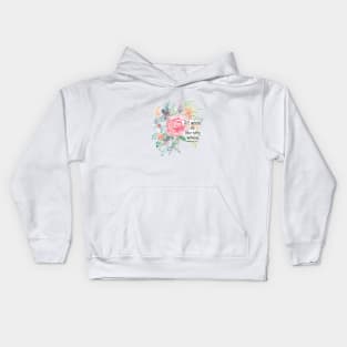 His mercies are new every morning | Watercolor Floral Kids Hoodie